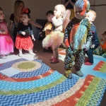 Dinusiowe zabawy podłogą interaktywną