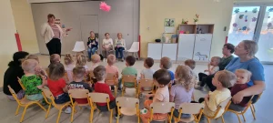 Króliczki - wizyta seniorów