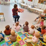 Niedźwiadki - odwiedziny Pani z Miejskiej Biblioteki