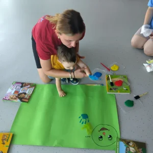 Króliczki - odciskamy rączkami