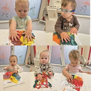 Niedźwiadki - jesienne liście