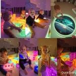 Niedźwiadki - zabawy w pokoju terapii światłem