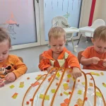 Niedżwiadki - wyklajamy dynię