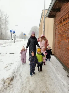 Króliczki - Zimowy spacer