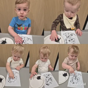 Niedźwiadki - pieski - praca plastyczna