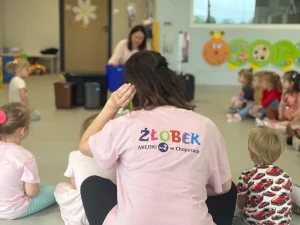 Delfinki - Odwiedziny ZZO Nowy Dwór