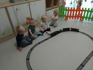 Niedźwiadki - środki transportu - pociąg